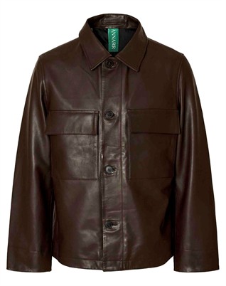 ANRHarki Læder Jakke